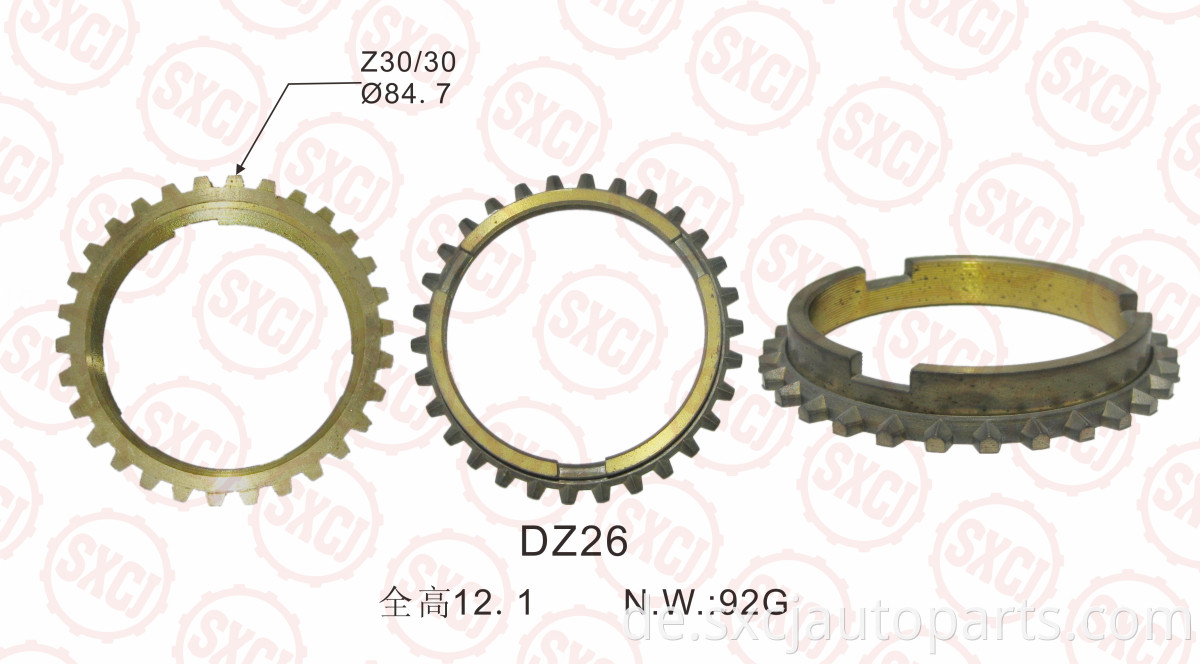 Synchronize Connecting Tooth Rings